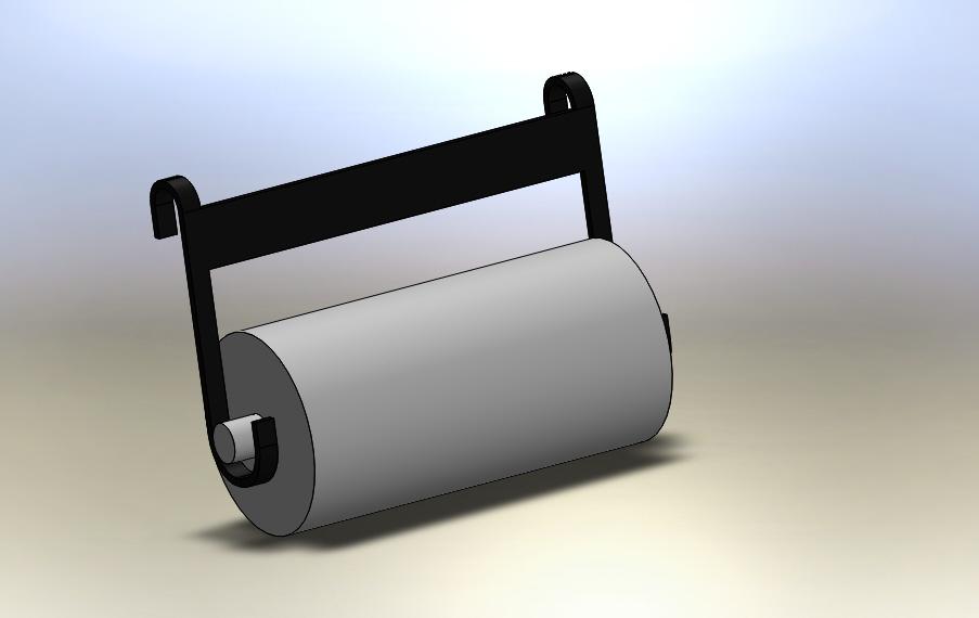 PAPER TOWEL HOLDER 3D CAD Model Library GrabCAD