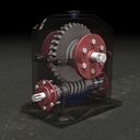 Speed reducer with Worm gears