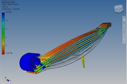 Leaf Spring (or Laminated Spring) complete with FEA analysis