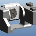 Compact trunnion rotary table - Haas TR160Y