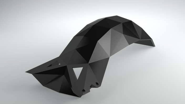 Exobike Neutrino Rear Fender