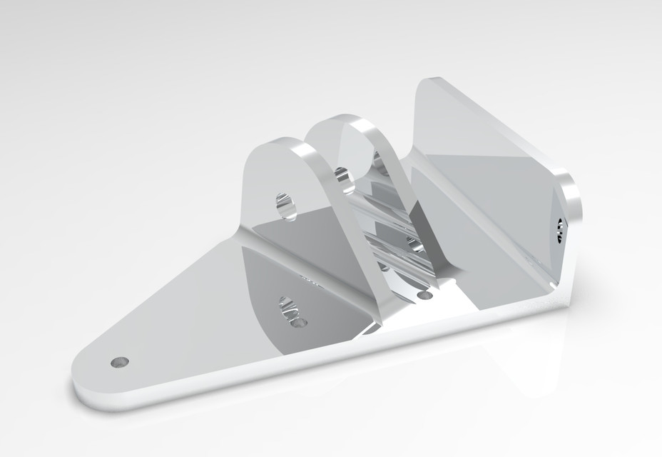 Angle Bracket Design 3D CAD Model Library GrabCAD