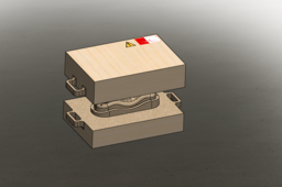 Telephone mold assembly