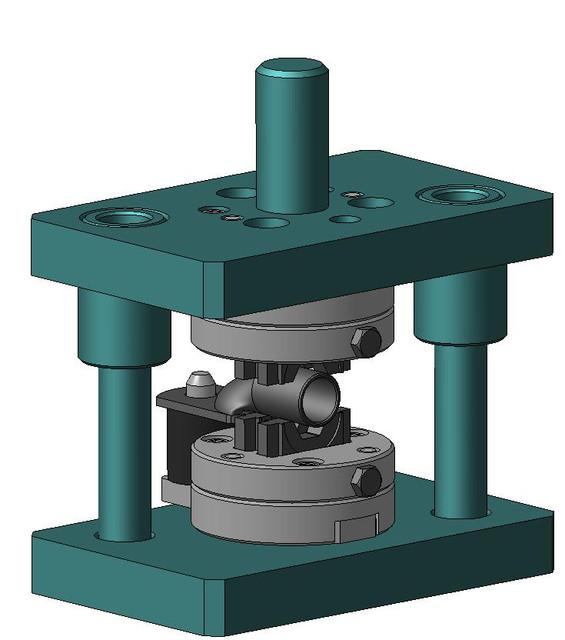 The stamp for the compression tip (штамп для обжатия наконечника)