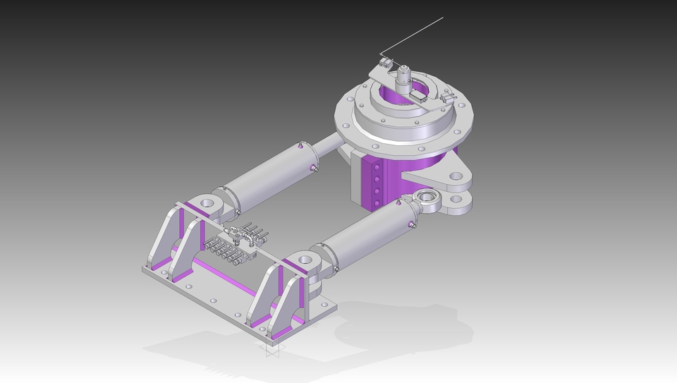 Ship Steering Gear system for Multipurpose Submersiable Heavy Lift