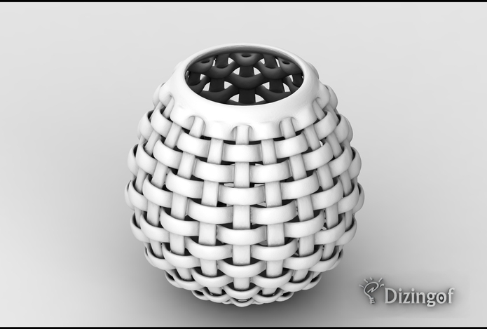 Weave Vase - Math Art by @dizingof