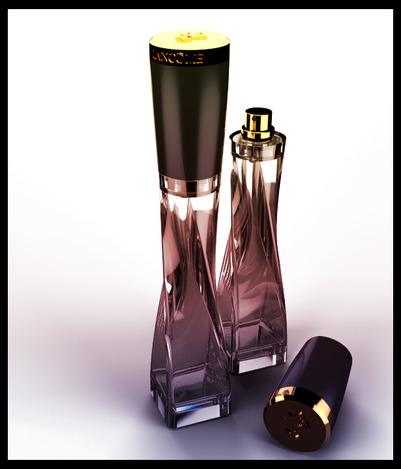 Lancome perfume bottle.