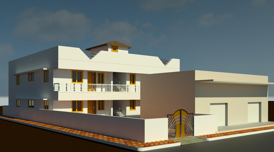 Residential Building with Commercial Shop