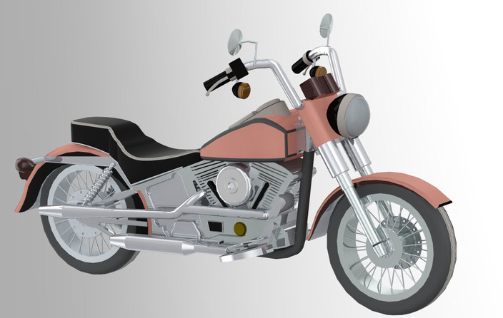 Harley Davidson motorcycle body