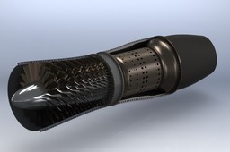 Axial Jet Engine