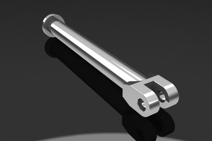 Landing gear actuating piston - Simples!