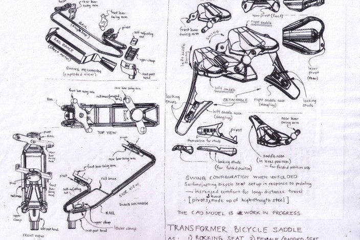 Transformer Bicycle Saddle