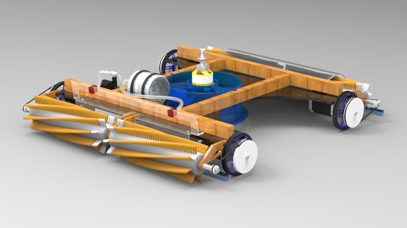 R.A.C.E.R (Rapid Automated Cleaning Electric Robot) Concepts
