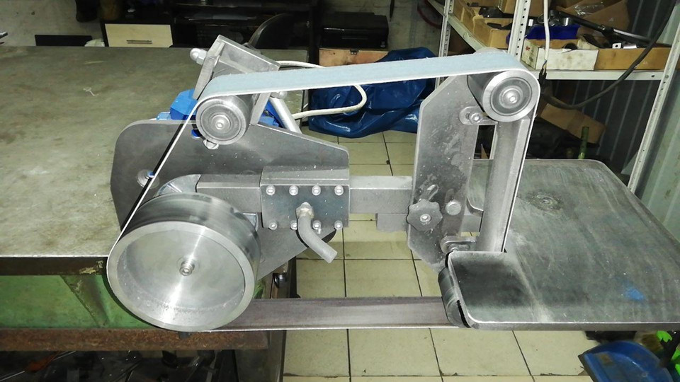 Grinder, Наждачная лента, Станок.