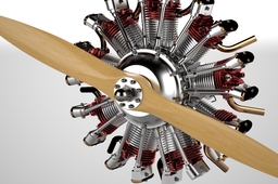 9-cylinder radial engine