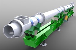 Tubular vibratory conveyor