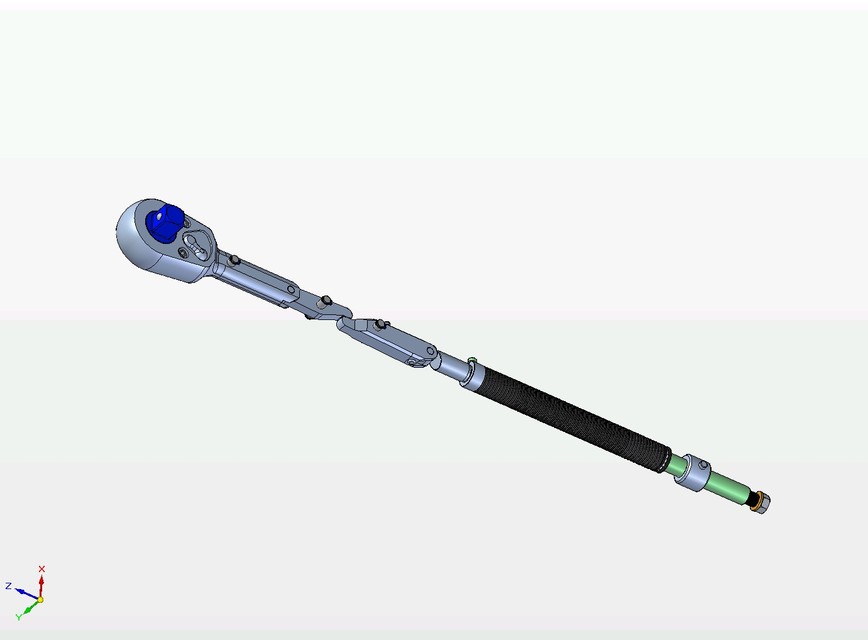 torque wrench 3D CAD Model Library GrabCAD