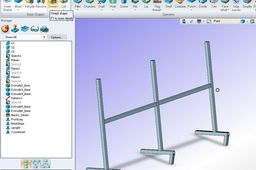 ZW3D (2012) Welded Frame Model example