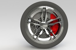 Alloy Wheel, Tire and Brakes