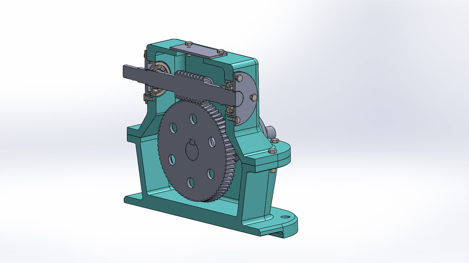 Gear worm 3D CAD Model Library GrabCAD