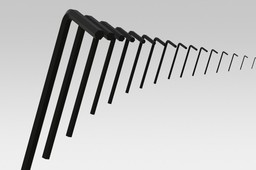 SAE Hex Key Set (Design Table and Equation Driven)