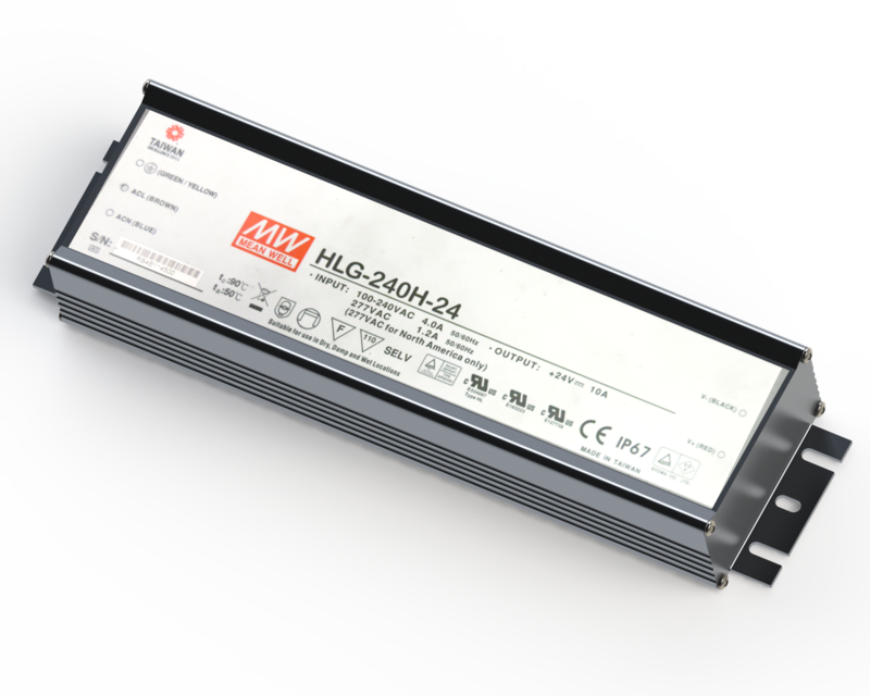 MeanWell HLG-240H-24 | 3D CAD Model Library | GrabCAD