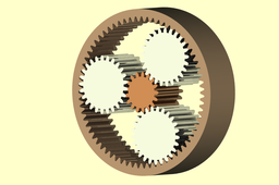 simple planetary gear set