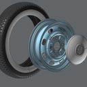 '78 Beetle Wheel Assembly