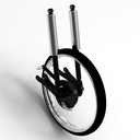 Front hub assembly