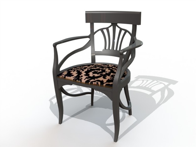 Art nouveau chair