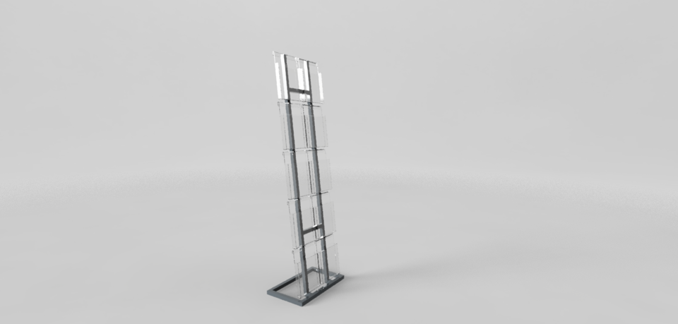 Metal display for manufacturing orders - 2 Towers