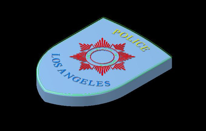 United States of America LOS ANGELES POLICE | 3D CAD Model Library