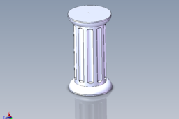 Scalloped Column