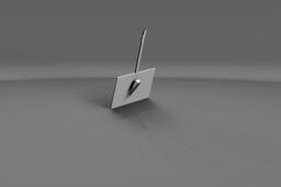 Simple lapel pin