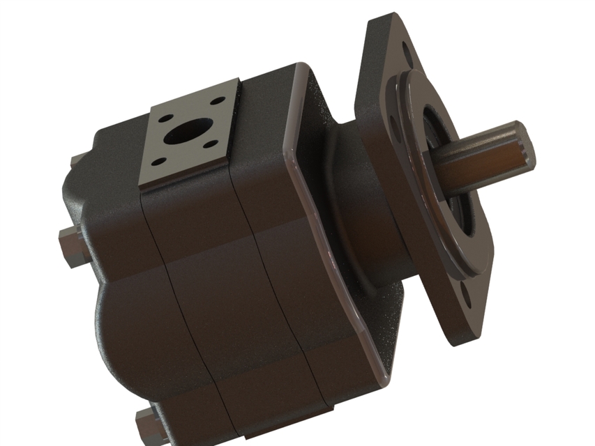 Hydraulic motor 3D CAD Model Library GrabCAD