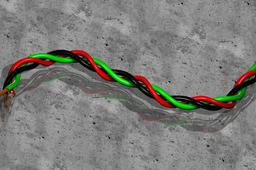 Twisted Electrical Wire