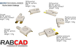 Diaphragm activated momentary switch