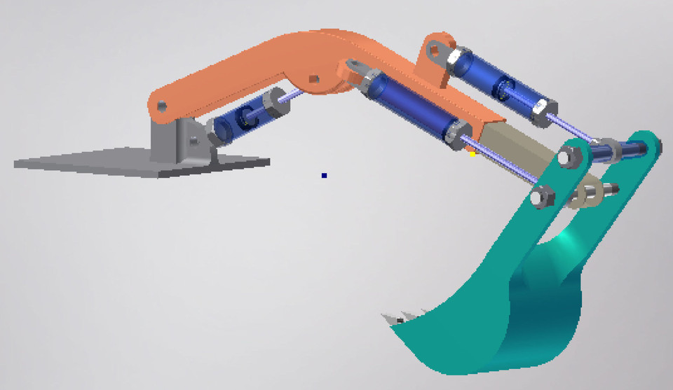 Excavator arm