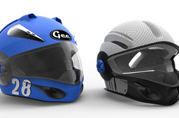 outer shell full face helmet