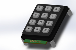 Numeric Keypad 3x4
