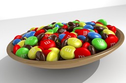 Bowl of M &M's