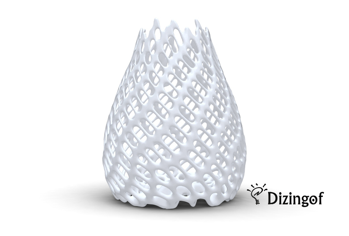 Subdivide Vase - Math art by @Dizingof