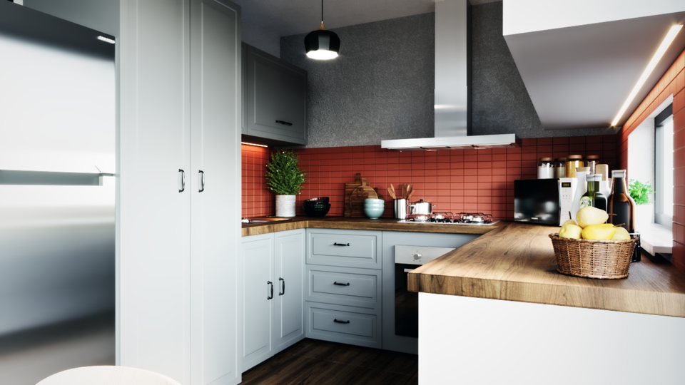 Kitchen 3D CAD Model Library GrabCAD