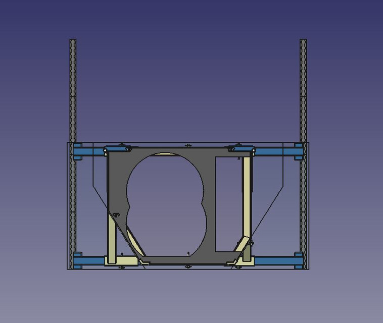 Square Tube Frame 3D CAD Model Library GrabCAD