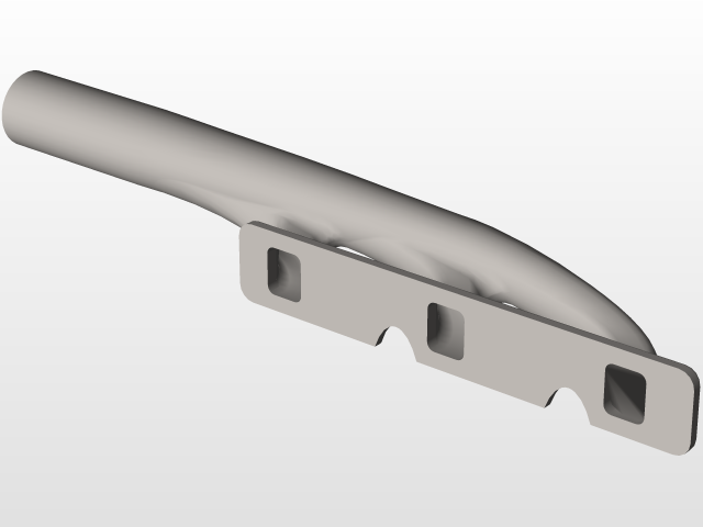Exhaust Manifold | 3D CAD Model Library | GrabCAD
