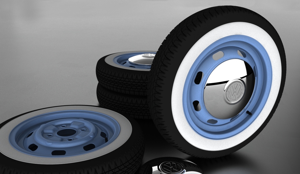 '78 Beetle Wheel Assembly