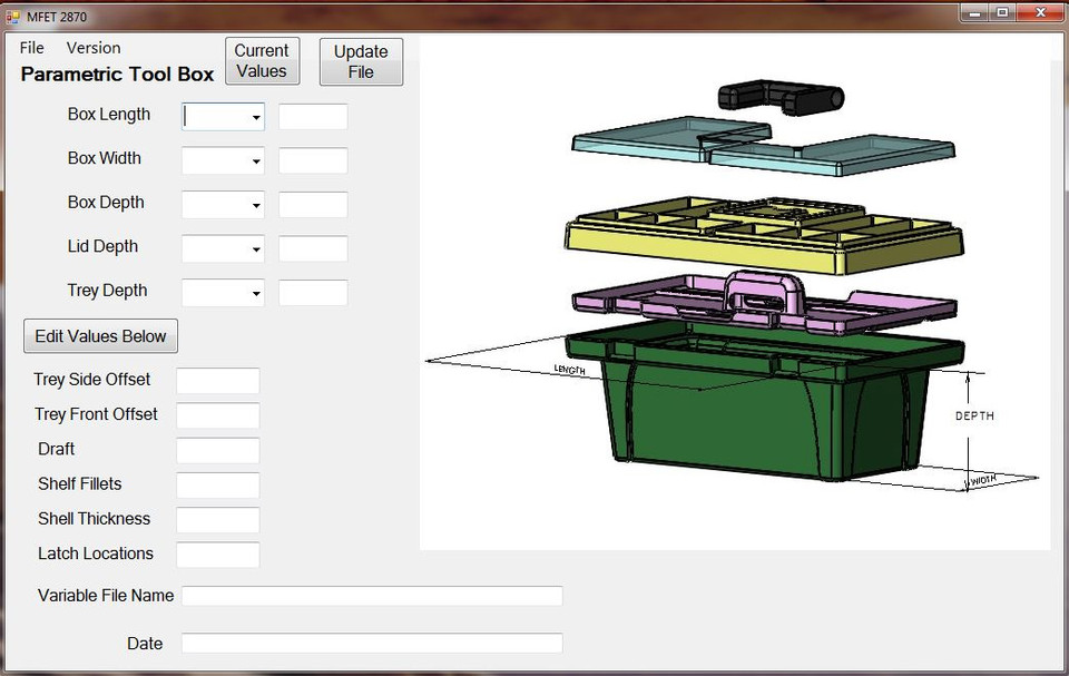 Parametric Toolbox 3D CAD Model Library GrabCAD