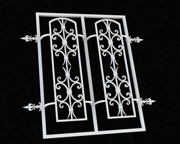 Grille on the window