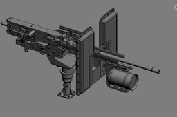 M2HB on pintle assembly