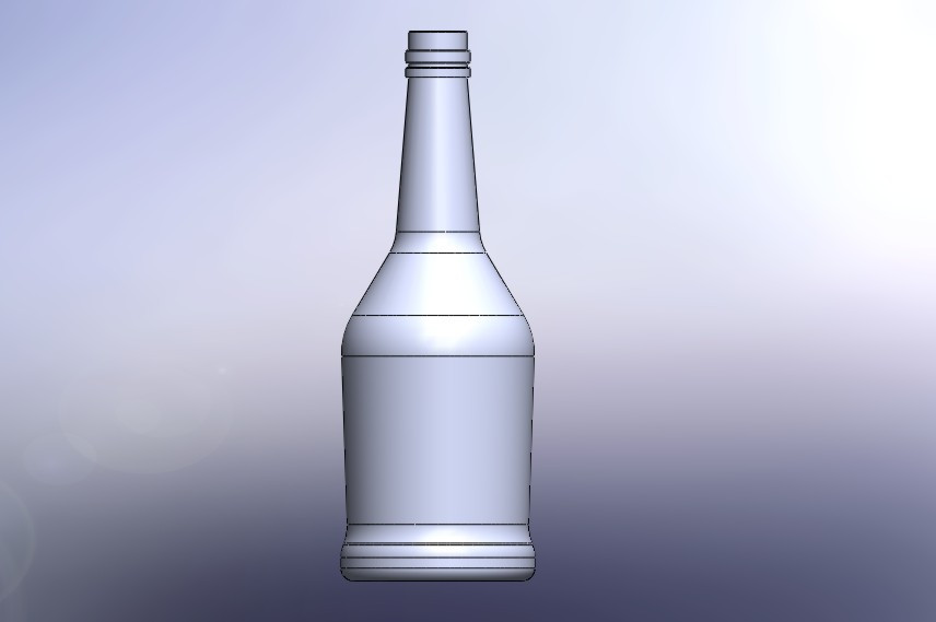 liquor bottles 3D CAD Model Library GrabCAD
